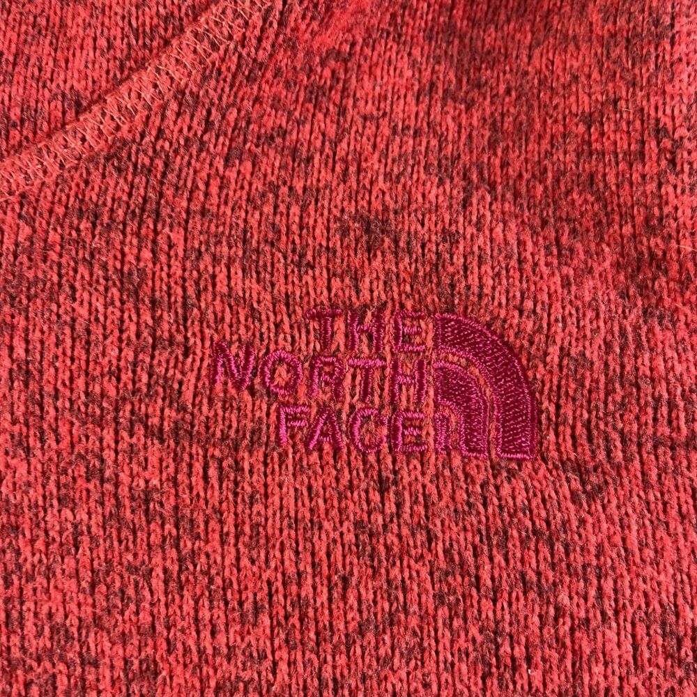 The North Face Jacket Womens Small Red Hoodie Pullover Heathered Hiking Outdoors - Picture 3 of 9